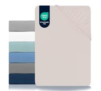 Dreamzie Lenzuolo Con Angoli - 150x200 - Microfibra Oeko Tex certificato - Beige Scrivania - Lenzuola Letto 150x200