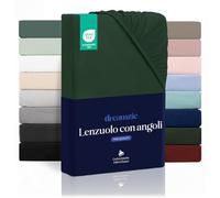 Dreamzie Lenzuolo con Angoli Singolo 90x190cm - Altezza Materasso fino a 33 cm- 100% Microfibra - Verde - Certificato Oeko TEX, Lenzuola Letto con Angoli ed Elastico