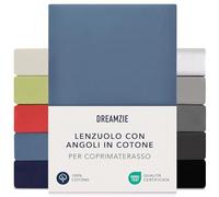 Dreamzie - Topper Lenzuolo Con Angoli - 180x190/200cm / 200x200cm