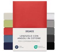 Dreamzie - Topper Lenzuolo Con Angoli - 90x190/200cm / 100x200cm