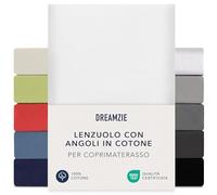 Dreamzie - Topper Lenzuolo Con Angoli - 90x190/200cm / 100x200cm
