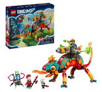 LEGO DREAMZzz 2 in 1 Il Camaleonte di Fuoco di Mateo - Animale Trasformabile in Aereo Giocattolo e Mech o in Guardiano - Costruzioni per Bambini da 7 Anni con 2 Minifigure - Idea Regalo - 71492