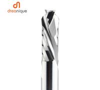 Dreanique 1 pz 1/8", 1/4", 1/2" Gambo 2 Flauti Metallo Duro Spirale Compressione UP&Down Pollici Dimensioni Taglierina Lavorazione Parola Fresa