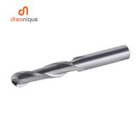 Dreanique 1pc fresa in metallo duro con punta sferica 2 flauti R0.5-R4.0 punta per fresa per legno e alluminio