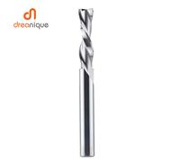 Dreanique 1pc Imbottiture taglio a spirale fresa in metallo duro 1/4 1/2 gambo 2 flauti lavorazione del legno fresa per intaglio del legno scanalatura