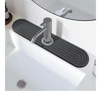 Dreatim Tappetino assorbente per rubinetto della cucina, vassoio per lavello in pietra diatomite, asciugatura rapida, design moderno, tappetino antigoccia per lavello della cucina e del bagno [45 x