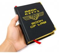 Dredd Book of Law Municipal Code Mega City 1 Judge Notebook Prop Handbook | Giudice Dredd, Codice municipale, Mega City 1, Libro della legge