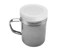 Dredge Shaker - Spargispezie in metallo, spargitore per cuochi, robusto coperchio in rete d'acciaio | Affidabile spargitore per spezie che fornisce un controllo uniforme della diffusione, ideale per