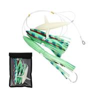 Dreggar Artificiale Brillante Esca | Fishrog realistico ponderato per acqua salata, persico, pecore, falena, elfi, ruscelli, salmone, pesce persico, acqua dolce