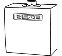 Drehl.T-Stop Gleits.zu TS5000 TS5000L TS3000V weiß 9016 GEZE