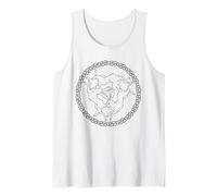 DREI Hasen Trinität Spirituell Symbol Erde Sonne Mond Natura Canotta