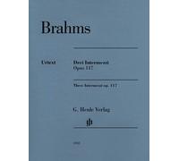 Drei Intermezzi op. 117-Johannes Brahms-Copertina flessibile