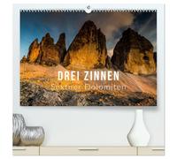 Drei Zinnen. Sextner Dolomiten (hochwertiger Premium Wandkalender 2026 DIN A2 quer), Kunstdruck in Hochglanz: Drei Zinnen - 4 Jahreszeiten - Wandschmuck für jeden Freund der Berge!