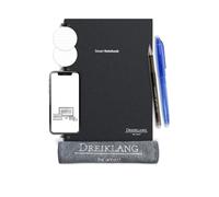Dreiklang - be smart - Quaderno Riutilizzabile A5 con Planner - Taccuino Smart Cancellabile con App iOS/Android Cloud - Include 2 Penne, Note Adesive e Panno in Microfibra