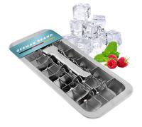 Dreiklang - be smart Vaschetta Ghiaccio Acciaio Inox 18/8 con Leva - Stampo Cube