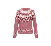 DreiMaster Vintage Pullover rosso / rosso sfumato / bianco Donna DreiMaster Vintage M-L