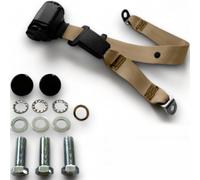 Dreipunkt Cintura Sicurezza Posteriore 30cm Bandschloss Beige per Lancia Fulvia