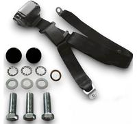 Dreipunkt Cintura Sicurezza Posteriore 50cm Bandschloss Nero per Lancia Fulvia