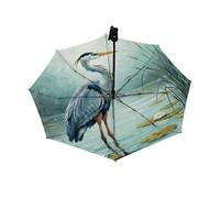 Drekrid Ombrelli compatti antivento per pioggia, ombrello portatile leggero e pieghevole automatico al contrario - piccolo ombrello carino con apertura automatica per pendolari, auto, zaino, borsa