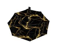 Drekrid Ombrello da viaggio per pioggia e sole - Ombrello antivento compatto con apertura automatica e chiusura automatica, pieghevole al contrario, piccolo ombrello carino per pendolari, auto, zaino