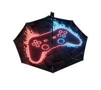 Drekrid Ombrello da viaggio per pioggia e sole - Ombrello compatto antivento pieghevole automatico al contrario per bambini e donne, grazioso piccolo ombrello con apertura automatica per auto, zaino