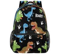 Drekrid Zaino scolastico da viaggio per donne e uomini, con dinosauro ruggito, leggero, per ragazzi e ragazze, adatto per laptop da 15,6 pollici, per studenti universitari, scuole medie, adolescenti