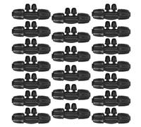 DRELD 20 raccordi a T spinati a 4 vie da 1/2" a 1/4" per tubi di irrigazione a goccia, raccordi per irrigazione a goccia, connettori a T spinati per tubi a goccia da 16 mm
