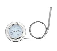 DRELD Termometro da forno con sonde in acciaio inox da 150 cm, per forno, pizza, forni a legna, barbecue, 0-500 ℃