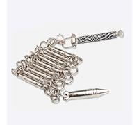 DREMDO Frusta A Nove Sezioni, Frusta da Combattimento Antiscivolo in Acciaio Inossidabile, Frusta per Arti Marziali per Bambini E Adulti, Kung Fu Cinese,S