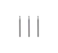 Dremel 107 Multipack di punte da taglio per incisione - 3x Fresa per incisione a forma di sfera con diametro di lavoro di 2,4 mm