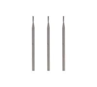 Dremel 111 Multipack di punte da taglio per incisione - 3x Fresa per incisione a forma cilindrica lunga con diametro di lavoro di 0,8 mm