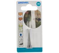 Dremel 196 punte da taglio per fresatura in set di accessori da 2 pezzi - 2 frese ad alta velocità a forma di cilindro con diametro di lavoro di 5,6 mm