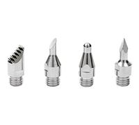 Dremel 204 VersaTip Set di accessori, 4 punte per pirografia per disegnare, ombreggiare, fare strisce su legno e altri materiali
