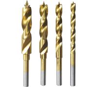 Dremel 26150636JA Kit punte a spirale da legno 4 parti 3 mm, 4 mm, 5 mm, 6 mm