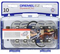 Dremel 2615S690JA EZ SpeedClic Set di Accessori 10 Dischi da Taglio e 1 Perno EZ