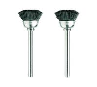 Dremel 404-02 Confezione da 2, spazzola in nylon da 1/2"