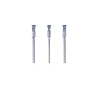 Dremel 443 Set di accessori per spazzole in acciaio al carbonio, 3 spazzole (3,2 mm) per pulire e rimuovere la ruggine dai materiali metallici