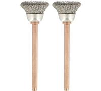 Dremel Spazzola 531 (26150531JA) a forma di coppa in acciaio inossidabile 13 mm - 2 pz