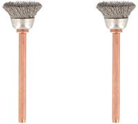 Dremel 531 Spazzola in Acciaio Inossidabile, 13 mm, KIT DA 12 PZ
