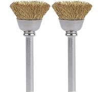 Dremel 26150536JA 536 13mm Coppa Forma Ottone Spazzola Confezione Multipla - Di