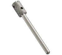 Dremel 663 Punta da trapano per vetro impregnata di diamante, accessorio per utensili rotativi con diametro di 6,4 mm per forare e tagliare il vetro