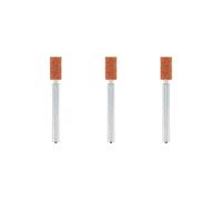 Dremel 8153 Set di accessori per mole in ossido di alluminio, 3 mole cilindriche per smerigliare e affilare i metalli (4,8 mm)