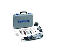 Dremel 8220 Utensile rotante a batteria 12 V, kit con 2 complemento,45 accessori, batteria agli ioni di litio da 2,0 Ah,luce LED, 5000-35000 giri/min per intagliare, incidere, tagliare, levigare e più