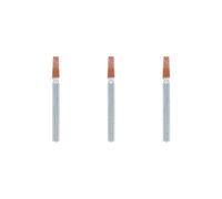 Dremel 997 Set di accessori per mole in ossido di alluminio, 3 mole a forma di cono per smerigliare e affilare i metalli (3,4 mm)