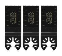 Dremel Confezione da 4 lame oscillanti bimetalliche multitool per taglio a filo, ideale per applicazioni di taglio di legno e metallo, interfaccia universale Quick-Fit adatta a Bosch, Makita