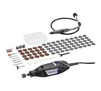 Dremel 3200 Multifunzione Rotativo 130W, Kit con 1 Albero Flessibile, 90 accessori, Velocità Variabile 10.000-35.000 giri/min para Taglio, Incisione, Intaglio, Pulitura, Foratura, Smerigliatura