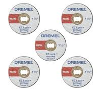 Dremel EZ456 - Set di 5 ruote con blocco EZ per metallo, 1-1/2"