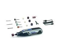 Dremel Lite 7760 Multiutensile Rotativo Cordless, Batteria al Litio 3.6 V, Kit c