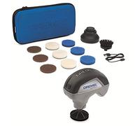 Dremel PC10 Versa Rotante Kit con 1 Utensile Rotativo, 9 Dischi, 1 Spazzola con Setole e 1 Paraspruzzi per Pulizia più Rapida e Semplice, 3.6 V, Grau/Schwarz