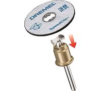 Dremel SC406 Set 2 Dischi da Taglio 38 mm, Accessori con Perno per Utensile Multifunzione Rotativo per Tagliare